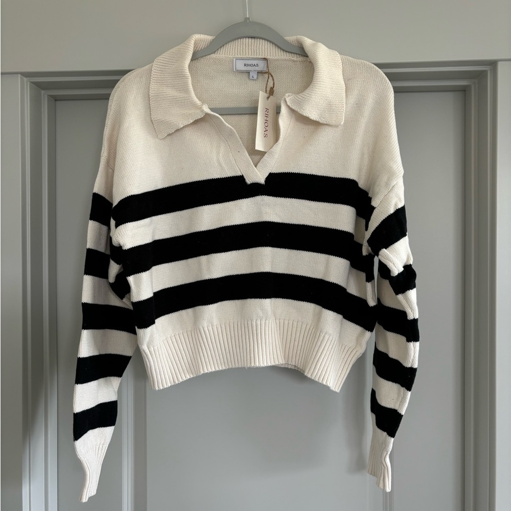 Rihoas Striped Sweater